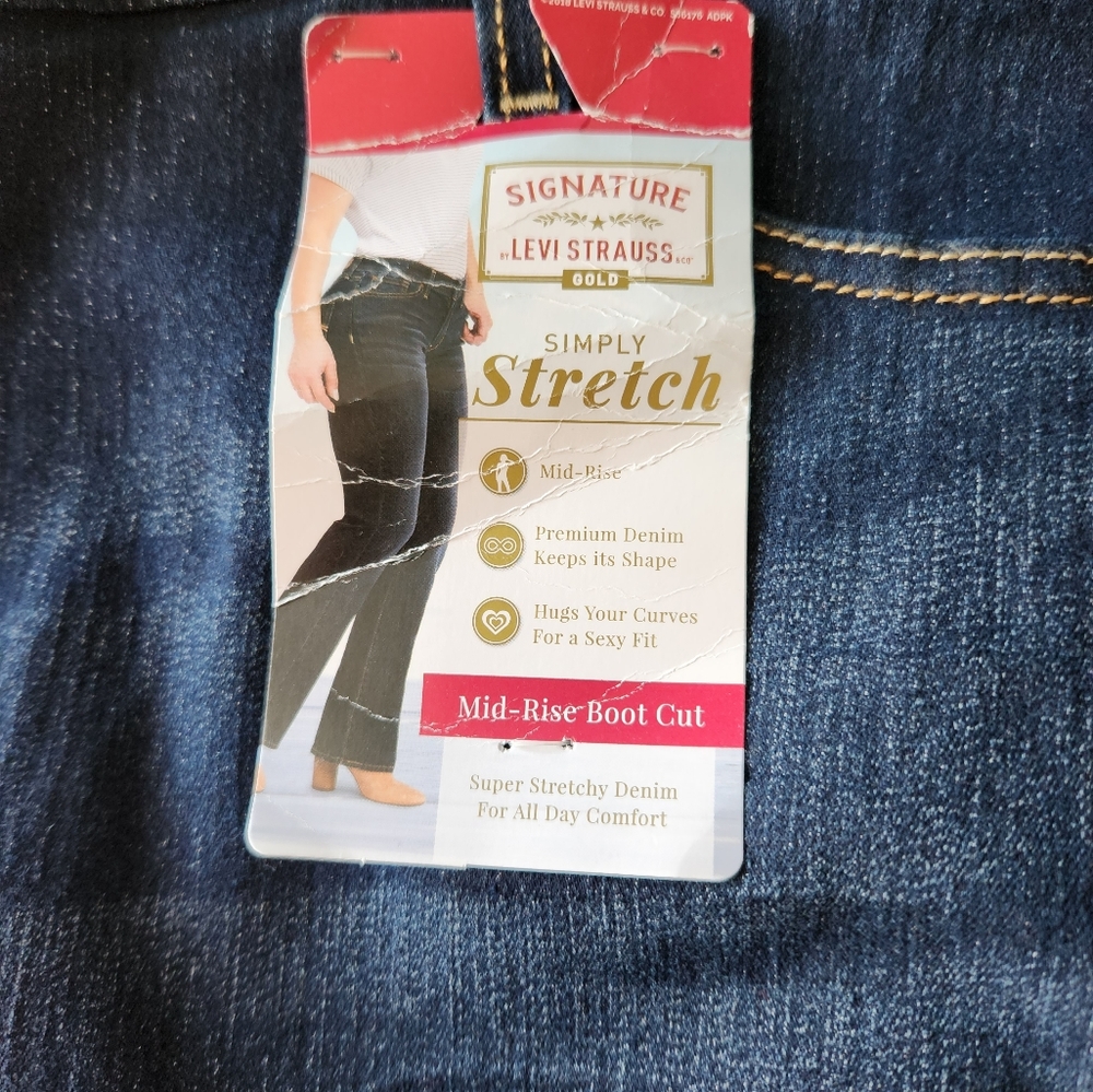 17.  NWT Signature by Levi Strauss & Co. Women's Plus Size Modern Bootcu… - Picture 6 of 10